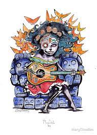 Dia De Los Muertos By Marydoodles Mary Doodles Sketchbook Inspiration Art