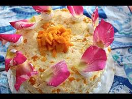 Mango Cake Recipe Red Ribbon Bakeshop Clone Youtube Red Ribbon Mango Cake Recipe Mango Cake Bakery Recipes