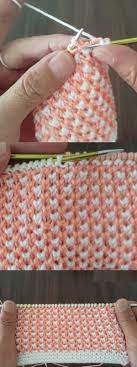 Iki Renkli Orgu Modeli Yapilisi Orgu Orgu Desenleri Baby Knitting Patterns