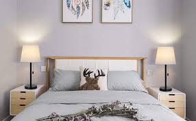 360 lighting mid century modern accent table lamp wood cone oatmeal drum shade for living room family bedroom bedside nightstand. Haitral Bedside Table Lamps Set Of 2 Black And White Modern Desk Lamps For Bedroom Dorm Living Room Office 20 Inch H Amazon Com