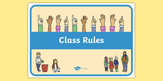 Remains focused on the activity at hand. Classroom Rules Chart With Pictures Teaching Resource