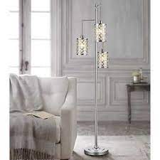 Gisele Crystal Tripod Floor Lamp In 2021 Tripod Floor Lamps Crystal Floor Lamp Floor Lamp