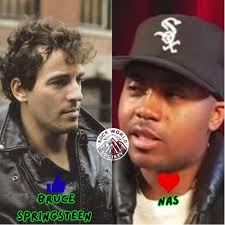Bruce Springsteen brings working-class stories to life with heartland rock  anthems full of grit and emotion. Nas delivers vivid storytelling and  poetic mastery in hip-hop, turning every track into a powerful journey.