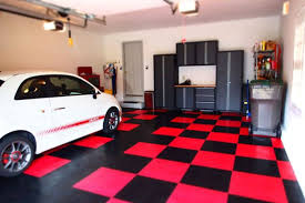 4231 Racedeck Flooring Fiat Abarth Garage Decor Man Cave Home Bar Garage Floor Tiles