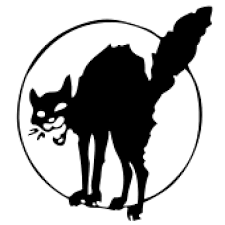 The Black Cat Wild Cat Sabot Cat Anarcho Syndicalism It Was Designed By Ralph Chaplin The Industrial Workers Of Black Cat Tattoos Black Cat Black Cat Sticker