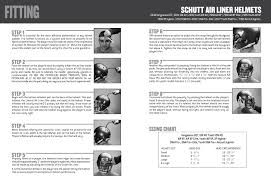 schutt helmet fitting instructions pages 1 6 text