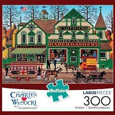 Maybe you would like to learn more about one of these? Buffalo Games Charles Wysocki The Haberdashery 300 Piece Jigsaw Puzzle Walmart Canada Larger Piece Jigsaw Puzzles 300 Pieces Jigsaw Puzzle Jigsaw Puzzles