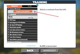 Zwift Workouts 360 Velo