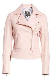 Ted Baker London Lizia Biker Jacket Nordstrom Jackets Lambskin Jacket Biker Jacket