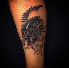 I bought this as a gift for my brother who loves the office and traditional tattoo styling, so this was a perfect gift and now i have a. Xenomorph Tattoo By Devin Burnett Alien Tattoo Body Art Tattoos Inspirational Tattoos