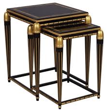 Get living room sets at nfoutlet.com! Casa Padrino Luxury Living Room Side Table Set Black Gold 45 X 45 X H 54 Cm Luxury Furniture