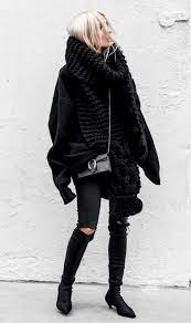 Pinterest Deborahpraha All Black Winter Outfit Fashion Trend Black Fashion All Black Outfit