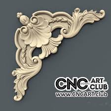 Corner 1010 Download 3d Stl Design For Decorative Corner Model For Cnc Woodworking Cnc Wood Carving Wood Carving Furniture Wood Art Panels