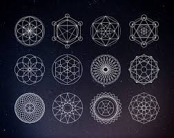 Sacred geometry is the mathematical formulas that serve as the foundation or the springboard upon and through which everything exists. Sacred Geometric Vector Shapes