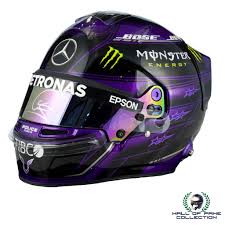 With the advent of carbon fibre and improvements in manufacturing, motorsport helmets have become stronger and safer, with the current safety homologation being far in advance from what would be used during the early days of motor racing. 2020 Lewis Hamilton Signed One Of 30 Limited Edition Styrian Gp Replica F1 Helmet Racing Hall Of Fame Collection