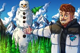 Mr Beast Fan Art Building The Biggest Snowman Ever Mr Beast Fan Art Beast
