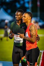 Aaron brown is satisfied that he made the right decision. Harry Jerome