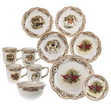 Christmas candy & food gifts. Woodland Stoneware 16 Piece Dinnerware Set Christmas Woodland Cracker Barrel