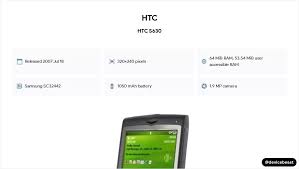 HTC S630 Full Device Specifications ...