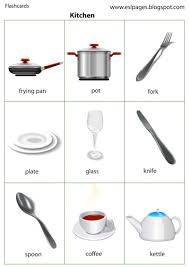 Esl Pages Kitchen Singular Furniture Vocabulary Picture 800x1132 Jpg 800 1132 Idiom Bahasa Inggris Kosakata Bahasa Inggris Kosakata