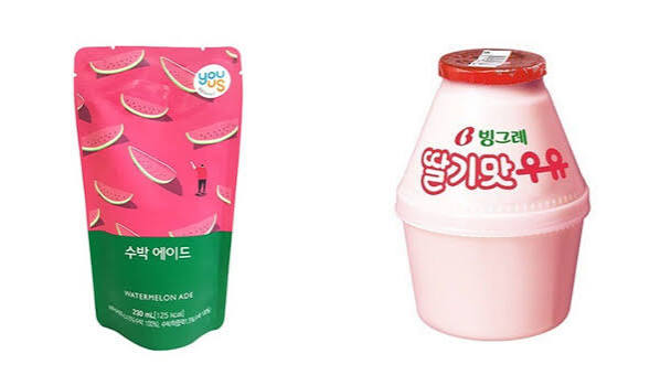 딸기우유 수박에이드 — 여름 과일 두 배 조합