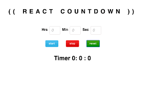 Check spelling or type a new query. Countdown Timer In React Stack Overflow