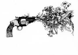 See gun drawing stock video clips. Flower Gun Drawing