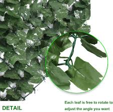 Ivy leaf garden fence roll privacy screen balcony wall cover uk artificial hedge, free shipping for many products,find many great new & used options advanced machine tool technology to produce products that will meet and exceed demands for quality, artificial hedge ivy leaf garden fence roll. 1 3m Artificial Privacy Fence Screen Faux Ivy Leaf Screening Hedge For Outdoor Indoor Decor Garden Backyard Patio Decoration Artificial Plants Aliexpress