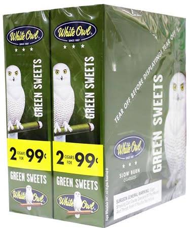 white owl green sweet