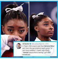 Disappointed in female athlete role model Simone Biles after she attacked  athlete Riley for standing up for women and women's sports... she insults  her size and says we need to make room