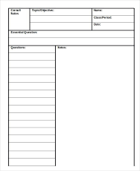 Devised by cornell university professor walter pauk, cornell notes system assures a smart way to prepare for your college lessons. 9 Free Word Pdf Documents Download Free Premium Templates Cornell Notes Template Cornell Notes Template Word Cornell Notes