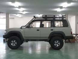 ランクル80 line x全塗装 側面部分 ランクル80 すごい車 自動車