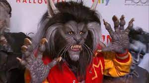 But here's the incredible part: Heidi Klum Rocks Terrifying Michael Jackson Thriller Werewolf Costume See The Look Exclusi Youtube