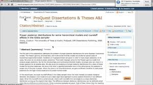Electronic thesis and dissertation submission and style guide 2011 edition, rev. Find Dissertations And Theses Via The Proquest Dissertations Database Youtube