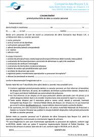 Inregistrat din data 20 februarie 1991. Documente Persoane Fizice Reinnoire Contract Proprietar Compania Apa Brasov