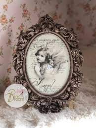 إطار إطارات لوحة لوحات برواز تعتيق ديكوباج frame decoration decoupage hand made antique frame decor home decor