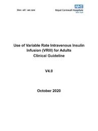 Image result for Variable Rate Insulin Infusion