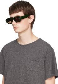 Marcelo Burlon County of Milan Green Maiten Sunglasses Marcelo Burlon  County of Milan