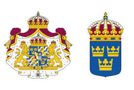 Det var de svenska fälttecknen enligt johannes magni som verkade under 1500. Riksvapen Sveriges Kungahus