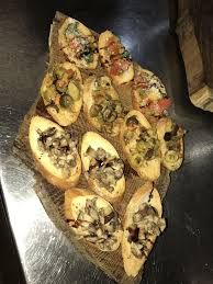Bruschetta Wild Mushroom And Olive Tapenade Crostinis Olive Tapenade Food Tapenade