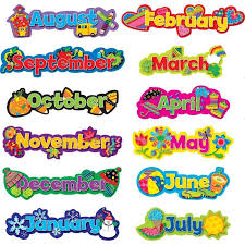 Pp Seasonal Months Of The Year Calendar Headlines Los Meses En Ingles Ingles Para Preescolar Cosas De Ingles