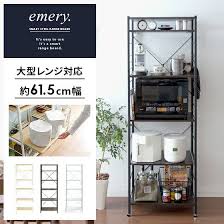 楽天市場 レンジ台 ゴミ箱 レンジボード レンジラック キッチンラック ゴミ箱ラック ゴミ箱上ラック 炊飯器ラック 北欧 食器棚 80cm幅 シンプル モダン おしゃれ ナチュラル キッチン収納棚 ごみ箱 収納ラック ごみ箱ラック emery エメリー ワイドタイプ インテリア