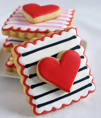 Double Decker Stripey Valentine Cookies Susse Platzchen Leckereien Kuchen Und Torten