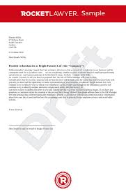 Invitation to a club meeting. At Risk Of Redundancy Letter Uk Template Make Yours For Free