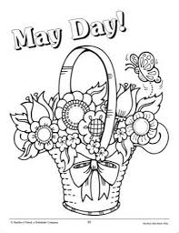 May Colouring Pages Page 2 May Day Baskets Coloring Pages May Crafts