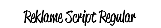 Looking for free script fonts? Fontsmarket Com Download Reklame Script Regular Font For Free