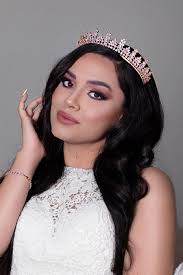 Buy TEAGAN Rose Gold Bridal Tiara Online