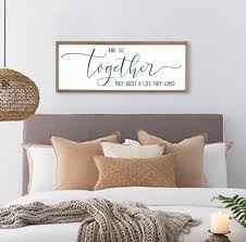 And So Together They Built A Life They Loved Wedding Gift Etsy Master Bedroom Wall Decor Diy Wall Decor For Bedroom Kids Bedroom Decor
