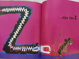 Mouse airbrushes the a, buttons the b, carves the c. Alphabet Under Construction Booklavka Buklavka