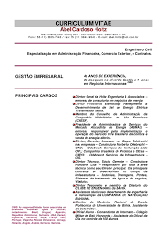 A curriculum vitae (cv), latin for course of life, is a detailed professional document highlighting a person's education, experience and accomplishments. Curriculum Vitae Abel Holtz E Associados